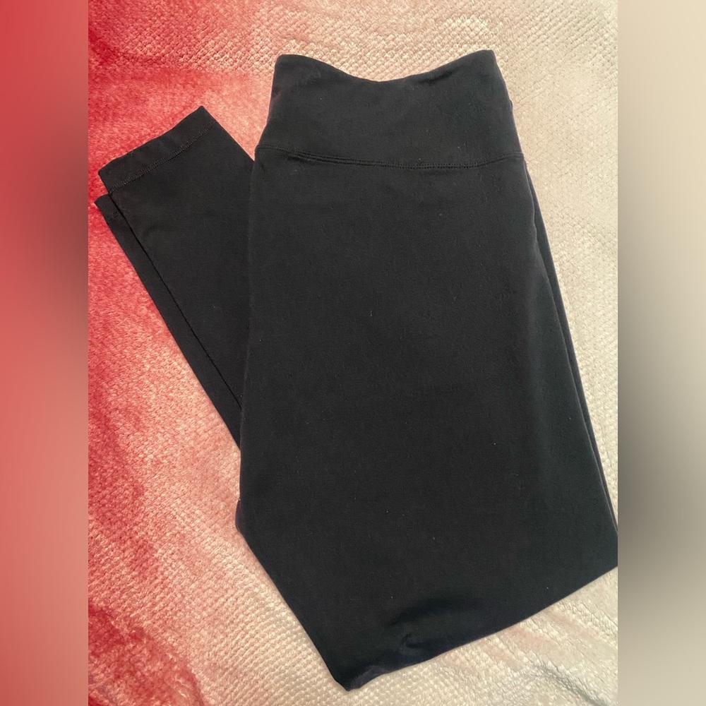 Matty M Black High-Waist Leggings XXL